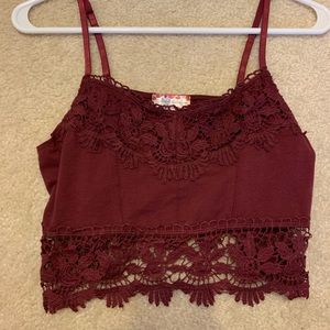 Altar’d State red crop top